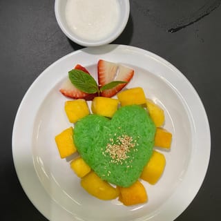 Mango sticky rice- xoi xoài