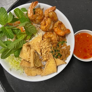 B4 - Grilled Shrimp Vermicelli - Bún Tôm Nướng